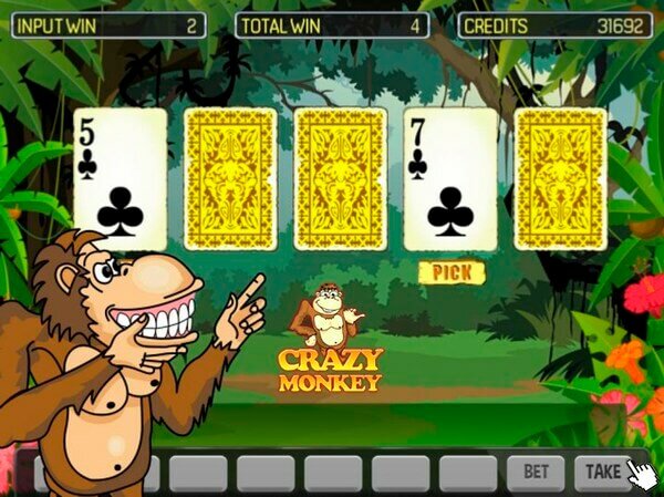 Бонусная игра обезьянки